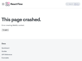 'reactflow.dev' screenshot