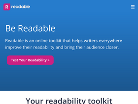 'readable.com' screenshot