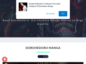 'readdorohedoromanga.com' screenshot