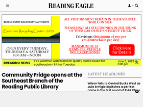 'readingeagle.com' screenshot