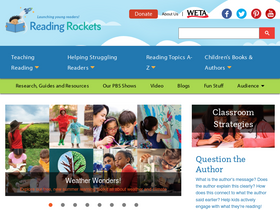 'readingrockets.org' screenshot