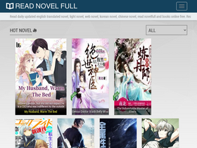 'readnovelfull.com' screenshot