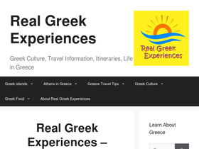 'realgreekexperiences.com' screenshot