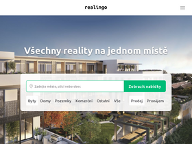 'realingo.cz' screenshot