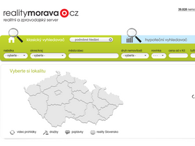 'realitymorava.cz' screenshot