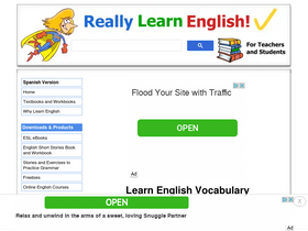 'really-learn-english.com' screenshot