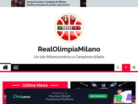 'realolimpiamilano.com' screenshot
