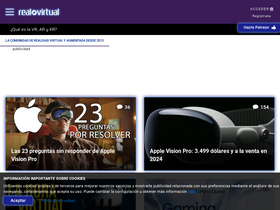 'realovirtual.com' screenshot