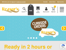 'reasors.com' screenshot