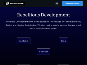 'rebelliousdevelopment.com' screenshot