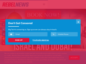 'rebelnews.com' screenshot