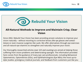 'rebuildyourvision.com' screenshot