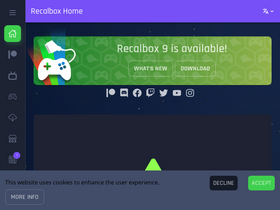 'recalbox.com' screenshot