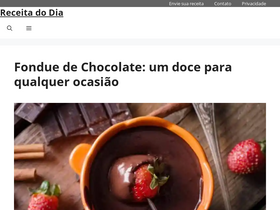 'receitadodia.com' screenshot