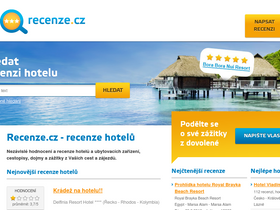 'recenze.cz' screenshot