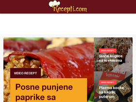 'recepti.com' screenshot