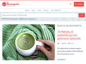 'recetasderechupete.com' screenshot