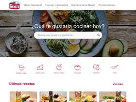 'recetaslamasia.es' screenshot