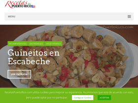 'recetaspuertorico.com' screenshot