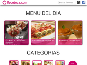 'receteca.com' screenshot
