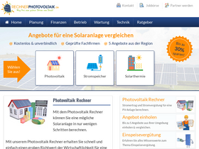 'rechnerphotovoltaik.de' screenshot