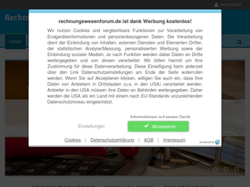 'rechnungswesenforum.de' screenshot