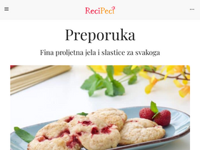 'recipeci.com' screenshot