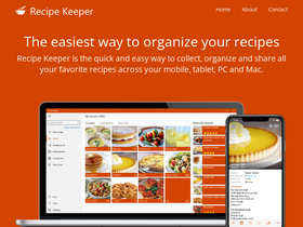 'recipekeeperonline.com' screenshot