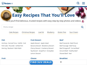'recipes.net' screenshot