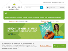 'reclameland.nl' screenshot