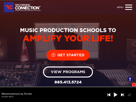 'recordingconnection.com' screenshot
