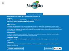 'recreanice.fr' screenshot