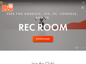 'recroom.com' screenshot