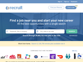 'recruit.net' screenshot