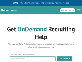 'recruiter.com' screenshot