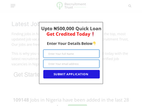 'recruitmenttrust.com' screenshot