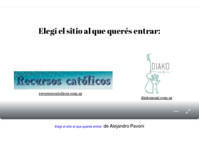 'recursoscatolicos.com.ar' screenshot