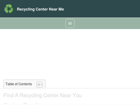 'recyclingcenternear.me' screenshot