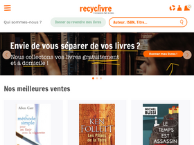 'recyclivre.com' screenshot