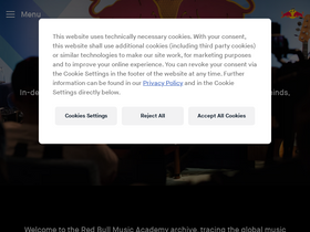'redbullmusicacademy.com' screenshot