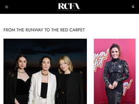'redcarpet-fashionawards.com' screenshot
