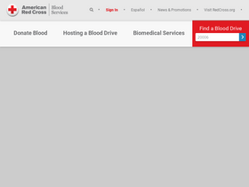 'redcrossblood.org' screenshot