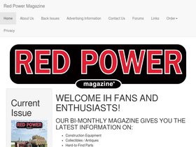 'redpowermagazine.com' screenshot