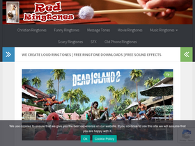 'redringtones.com' screenshot