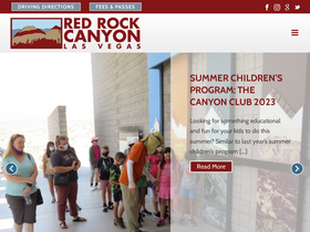 'redrockcanyonlv.org' screenshot