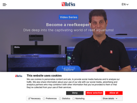 'redseafish.com' screenshot
