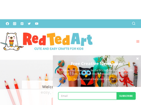 'redtedart.com' screenshot