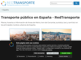 'redtransporte.com' screenshot