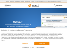 'reduc.fr' screenshot