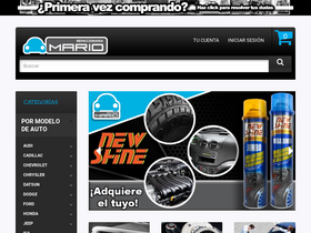 'refaccionariamario.com' screenshot